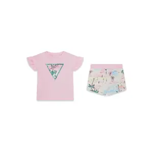 Girls t-shirt + shorts set Guess image-0