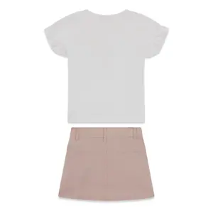 Baby girl t-shirt and skirt set Guess image-1