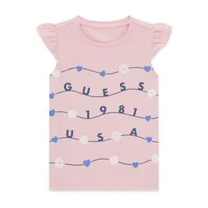 T-shirt με φούστα κοριτσιού μωρού Guess image-0
