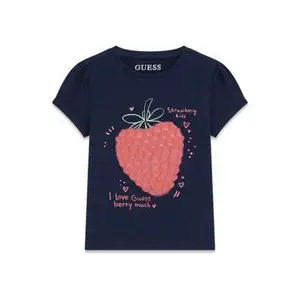 Τ-shirt με σχέδιο για κορίτσι μωρό Guess Strawberry image-0