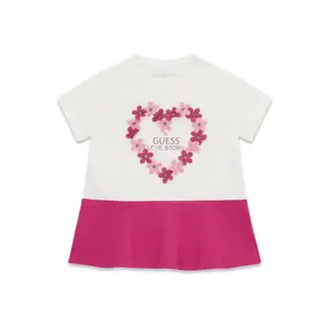 Baby girl logo t-shirt Guess Love Story image-0