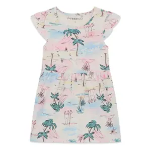Abito svasato a maniche corte per bambina Guess image-0