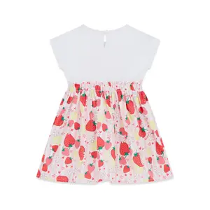 Vestido acampanado para niña bebé Guess image-1