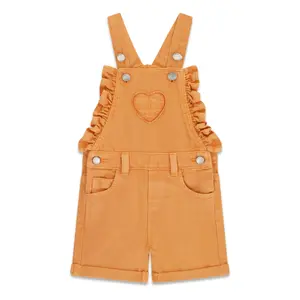 Baby girl short overalls Guess Bull image-0