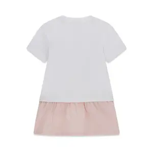 Abito a maniche lunghe in tessuto misto per bambina Guess image-1