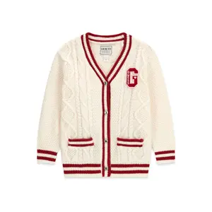 Girl's baby wool blend cardigan Guess