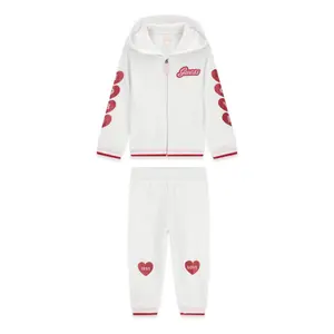 Girl's Hooded Sweatshirt + Trousers Set Guess image-1