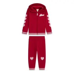 Girl's Hooded Sweatshirt + Trousers Set Guess image-1