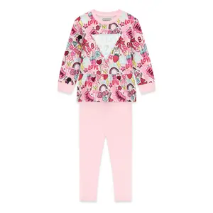 Mädchen Sweatshirt- und Leggings-Set aus Baumwolle Guess Active image-0