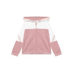 Baby Girl Zip-Up Hooded Sweatshirt Set Guess Active image-1