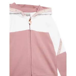 Baby Girl Zip-Up Hooded Sweatshirt Set Guess Active image-5