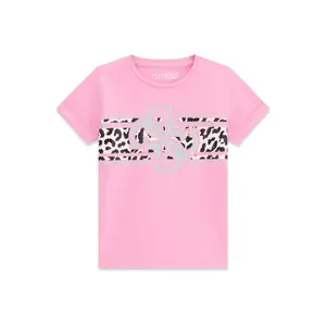 Girls' Rolled Sleeve T-Shirt Guess image-0