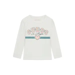 Girl's long sleeve T-shirt Guess Logo image-0