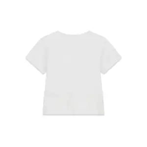 Ruffled Mesh T-Shirt for Baby Girl Guess image-1