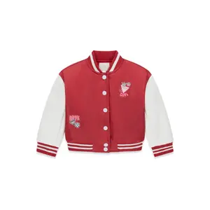 Übergroße Nylon-Bomberjacke für Mädchen von 0-2 Jahren Guess