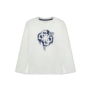 Long sleeve 4G logo T-shirt for kids Guess image-0