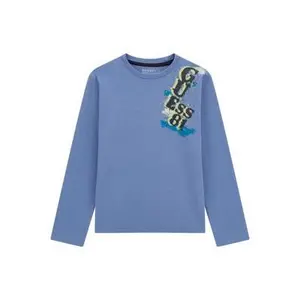 Kids' long sleeve logo T-shirt Guess image-0