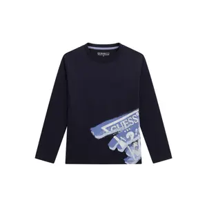 Children's long sleeve logo t-shirt Guess image-0