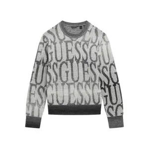 Pull col rond brodé enfant Guess image-0