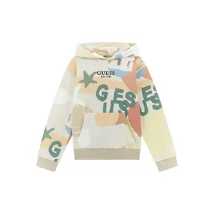 Printed hooded sweatshirt for kids Guess Active Top image-0