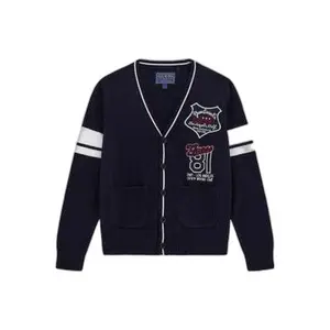 Pull col V avec bouton enfant Guess image-0