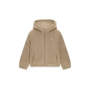 Children's Zipped Faux Fur Hooded Jacket Guess image-0