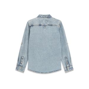 Children's long sleeve denim shirt Guess image-1