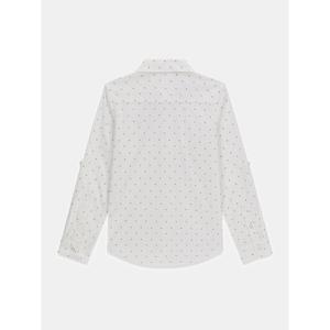 Children's long-sleeve straight-cut poplin shirt Guess image-3