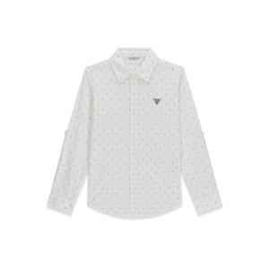 Children's long-sleeve straight-cut poplin shirt Guess