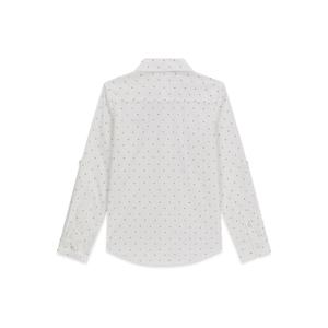 Children's long-sleeve straight-cut poplin shirt Guess image-1