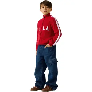 Kids' oversized cargo jeans Guess Rigid image-0