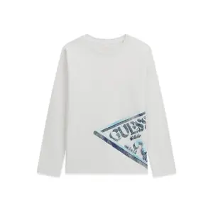 Long Sleeve T-Shirt Child Guess Logo L6YI12-K3727 image-0