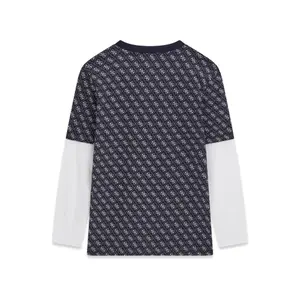 Camiseta oversize de manga larga infantil Guess image-1