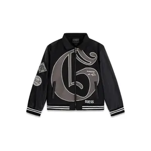Padded Long Sleeve Bomber Jacket Child Guess image-0