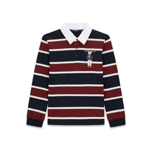Children's long sleeve jersey polo Guess Heavy image-0