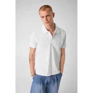 Embroidered polo shirt Guess Logo image-1