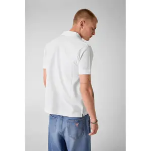Embroidered polo shirt Guess Logo image-4