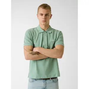 Embroidered polo shirt Guess Logo image-1