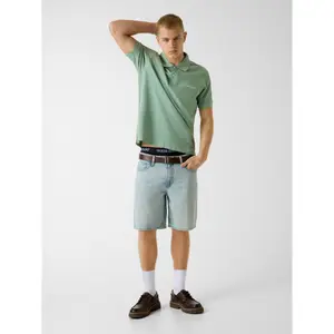 Embroidered polo shirt Guess Logo image-3