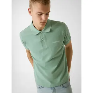 Embroidered polo shirt Guess Logo image-4