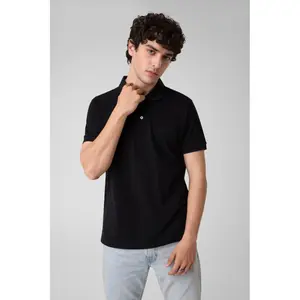 Embroidered polo shirt Guess Logo image-1