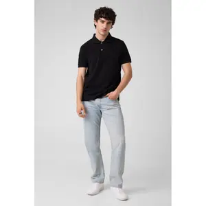 Embroidered polo shirt Guess Logo image-3