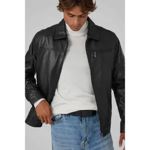 Veste en cuir Guess Aviator image-1