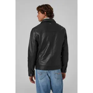 Veste en cuir Guess Aviator image-3