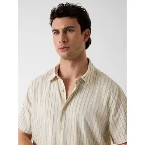 Short-sleeved striped shirt Guess Redford image-4