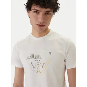 T-shirt Guess Triangle HD image-3
