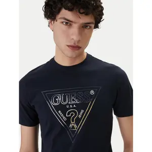 T-shirt Guess Triangle HD image-3