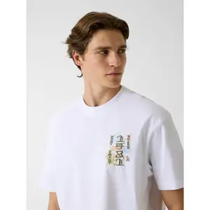 T-shirt oversize Guess Japan Signs image-4