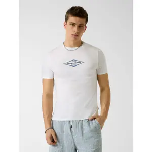 Printed logo T-shirt Guess image-1