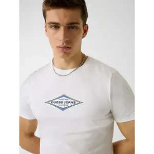 Printed logo T-shirt Guess image-4